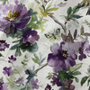 Peggy in Lilac | Home Decor Fabric | Watercolor Floral | Purple / Green | Vilber | Medium Weight | 100% Cotton | 54" Wide | By the Yard