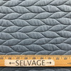 Pre Quilted Geometric in Denim Blue | Upholstery Fabric | | Heavyweight | 100% Polyester | 54" Wide | By the Yard