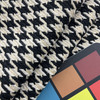 Shire in Black | Upholstery Fabric | Black / Natural Off White Houndstooth | Ralph Lauren | Heavy Weight | 54" Wide | Sold BTY