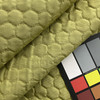 Honeycomb in Avocado | Pre Quilted Upholstery Fabric | Hexagons in Solid Green | Heavyweight | 54" Wide | By the Yard