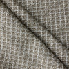 Sinatra in Wheat | Dark Taupe Tan Windowpane Check Upholstery Fabric | Heavyweight | 54" Wide | Sold BTY