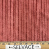 Kismet in Cinnabar | Chenille Upholstery Fabric | Striped Texture in Spice Red | Medium Weight | 54" Wide | By the Yard