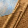 Northwest in Harvest | Chenille Upholstery Fabric | Striped Texture in Golden Brown | Medium to Heavy Weight | 54" Wide | By the Yard
