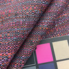 Variegated Weave in Pink / Blue / Orange | Upholstery Fabric | 100% Polyester | Medium Weight | 54 " Wide | Sold BTY