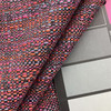 Variegated Weave in Pink / Blue / Orange | Upholstery Fabric | 100% Polyester | Medium Weight | 54 " Wide | Sold BTY