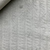 Swift Plush in Fog | Velvet Upholstery Fabric | Pre Quilted Stripes in Grey | Heavy Weight | 54" Wide | By the Yard