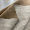 Wyoming in Otter | Upholstery Fabric | Perforated Faux Suede in Brown | Felt-Backed | Heavy Weight | 54" Wide | By the Yard