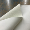 Solid White Faux Leather Vinyl Fabric | Light Grain | Heavyweight | Felt-Backed | 54" Wide | By the Yard