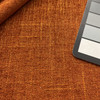 Stallion in Paprika | Chenille Upholstery Fabric | Slub Weave in Orange Tones | Heavy Weight | 54" Wide | By the Yard (Also SKU skndeco0324-1858)