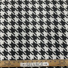 Watson in Tuxedo | Printed Home Decor Fabric | Houndstooth in Black and Off White |  Linen Like | Medium Weight | 54" Wide | By the Yard