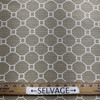Gracie in Parchment | Jacquard Upholstery Fabric | Geometric in Beige / Cream | Heavyweight | 54" Wide | By the Yard