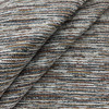 Rags to Riches in Adobe | Upholstery Fabric | Variegated Striation in Grey / Burnt Orange / Gold / White | Heavyweight | 54" Wide | By the Yard