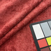 Aiken in Sienna | Chenille Upholstery Fabric | Solid Apple Red | Heavy Weight | 100% Polyester | 54" Wide | By the Yard