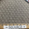Baron Quilt in Peat | Pre Quilted Upholstery Fabric | Diamonds in Brown | Heavyweight | 54" Wide | By the Yard