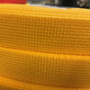 1 Inch Gold Polyester Webbing / binding / Bag Strap | By The Yard
