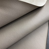 Connect in Pumice | Faux Leather Upholstery Vinyl Fabric | Light Grain | Matte Taupe | Heavyweight | 54" Wide | By the Yard