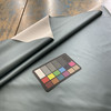 Silica in Aqua | Faux Leather Vinyl Upholstery Fabric | Smooth | Matte | Thing and Flexible | 54" Wide | By the Yard