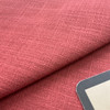 Bellagio in Cherry | Upholstery Canvas / Slipcover Fabric | Solid Red Slub Weave | Linen Like | Medium Weight | 54" Wide | By the Yard