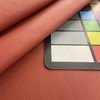 Brick Orange Faux Leather | Vinyl Upholstery Fabric | Light Pebbled Grain | Heavyweight | 54" Wide | By the Yard