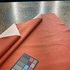 Laguna in Tangerine Orange | Faux Leather Vinyl Upholstery Fabric | Heavy Pebbled Grain |  Workable | 54" Wide | By the Yard