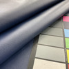 Legendary in Marine Blue  |  Dark Blue Texture  Faux Leather Upholstery Vinyl Fabric | Midweight | Soft Indoor Furniture | Flannel Backed | P Kaufman | 54" Wide | Sold BTY