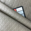 Quilted Diamonds in Dark Brown | Faux Leather Vinyl Upholstery Fabric | Matte | Workable | 54" Wide | By the Yard