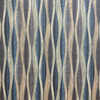 Lava In Stratum  | Upholstery Vinyl Fabric | Geometric Design in Brown / Blue | High Performance  by Stinson | Knit back | Heavyweight | 54 Inch WIde | Sold BTY