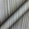 Mixology in Chalice | Retro Vinyl Upholstery Fabric | Stripes in Blue / Green / Grey | Commercial Grade | 54" Wide | By the Yard