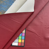 Dynamic Foam in Red  | Cool Dark Red Matte Faux Leather Upholstery Vinyl Fabric | Midweight | Indoor Furniture |  Thin Foam Lined| Knit Backed  | 54" Wide | Sold BTY