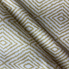 Peyton Pearl in Sunshine |  Gold Diamond Geometric Printed Home Decor Fabric | Upholstery | Felt Backed | 54" Wide | Sold BTY