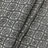 Gregg in Charcoal | Chenille Upholstery Fabric | Diamond Design in Grey / Off White | Heavyweight | 54" Wide | By the Yard