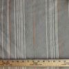 Vicinity in Siene | Outdoor / Water Resistant Fabric | Stripes in Taupe / Orange / Off White | Medium Weight | 54" Wide | By the Yard