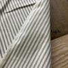 Ticking Stripes in Beige / Off White | Upholstery / Slipcover Fabric | Medium Weight | 54" Wide | By the Yard