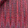 Michael in Blossom | Upholstery Fabric | Herringbone in Red / Plum | Medium Weight | 54" Wide | By the Yard