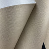 New Wave Traverse in Warm Oatmeal | Warm Light Tan Crosshatch Texture Faux Leather  Upholstery Vinyl Fabric | Commercial Grade | Knit Backed | 54" Wide | Sold BTY
