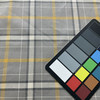 Big Ben in Paloma  | Tartan Plaid Fabric in  Grey, Yellow, Cream  |  Midweight Home Decor Fabric |  Cotton Blend Twill | Marlatex | 54" Wide | BTY