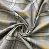 Big Ben in Paloma  | Tartan Plaid Fabric in  Grey, Yellow, Cream  |  Midweight Home Decor Fabric |  Cotton Blend Twill | Marlatex | 54" Wide | BTY