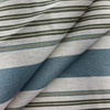 Pernell in Vapor | Upholstery / Slipcover Fabric |  Stripes in Blue / Green / Beige | Medium Weight | 54" Wide | By the Yard