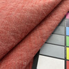 Nimah in Coral  | Upholstery Fabric | Heathered Red Triangle Geometric Weave | 100% Polyester | Heavy Weight | 54" Wide | Sold BTY
