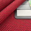 Hopsack in Cranberry | Upholstery Fabric | Deep Red Basketweave | Heavy Weight | 54" Wide | Sold BTY
