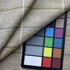 Daybreak in Tranquil | Upholstery Fabric | Windowpane Plaid in Beige / Green / Blue | Medium Weight | 54" Wide | By the Yard