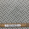 Skycap in Taupe | Upholstery Fabric | Printed Geometric Design in Taupe / White | Felt-Backed | Heavyweight | 54" Wide | By the Yard