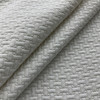 Line by Line in Sugarcane | Upholstery Fabric | Matelasse Basketweave in White | Heavyweight | 54" Wide | By the Yard