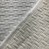 Line by Line in Sugarcane | Upholstery Fabric | Matelasse Basketweave in White | Heavyweight | 54" Wide | By the Yard