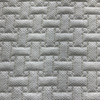 Line by Line in Sugarcane | Upholstery Fabric | Matelasse Basketweave in White | Heavyweight | 54" Wide | By the Yard