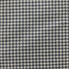Kyle in Charcoal | Houndstooth Upholstery Fabric | Grey / Off White | Medium Weight | 54" Wide | By the Yard