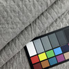 Baron in Steel |  Medium Grey  Pre Quilted Diamond Woven Upholstery Fabric | 55% Linen, 45% Cotton | Medium Weight | 54" Wide | Sold BTY