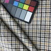 Durrow in Charcoal | Upholstery Fabric | Houndstooth Plaid in Black / Grey / Tan | Ralph Lauren | Heavy Weight | 54" Wide | By the Yard