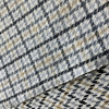 Durrow in Charcoal | Upholstery Fabric | Houndstooth Plaid in Black / Grey / Tan | Ralph Lauren | Heavy Weight | 54" Wide | By the Yard