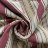 Stripes in Gold / Brick /Green | Upholstery Fabric | Medium Weight | 54" Wide | By the Yard